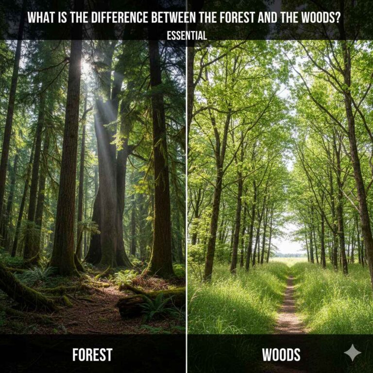 What Is The Difference Between A Forest And The Woods