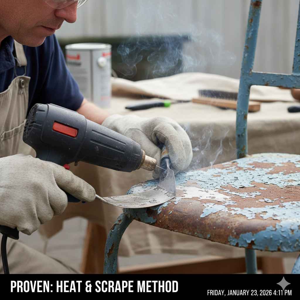 What Is The Easiest Way To Remove Paint From Metal