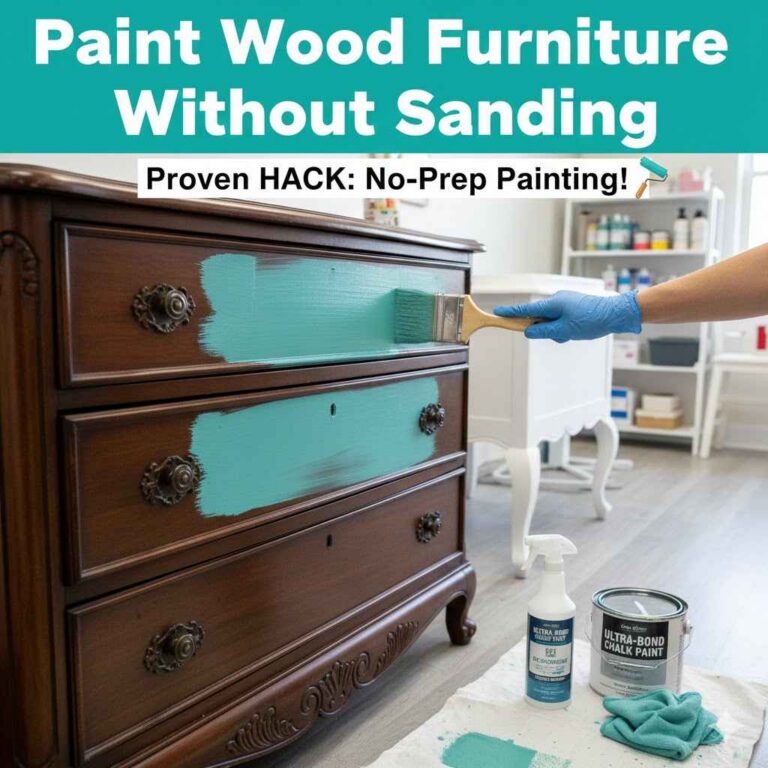 What Paint to Use on Wood Furniture Without Sanding: Proven