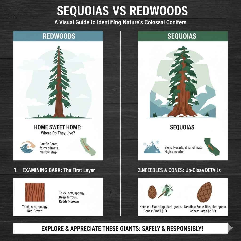 What Sets Sequoias and Redwoods Apart