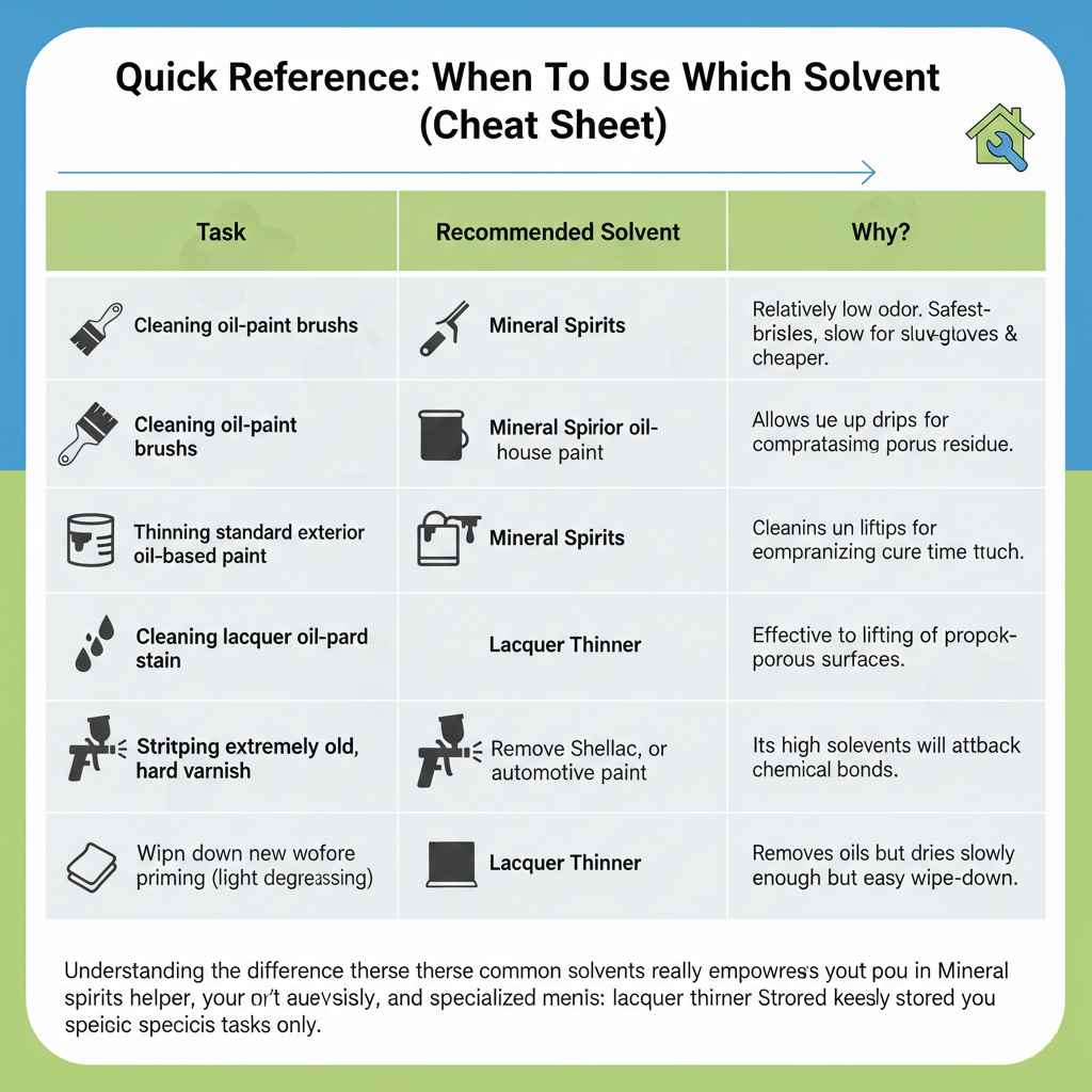 When To Use Which Solvent (Cheat Sheet)