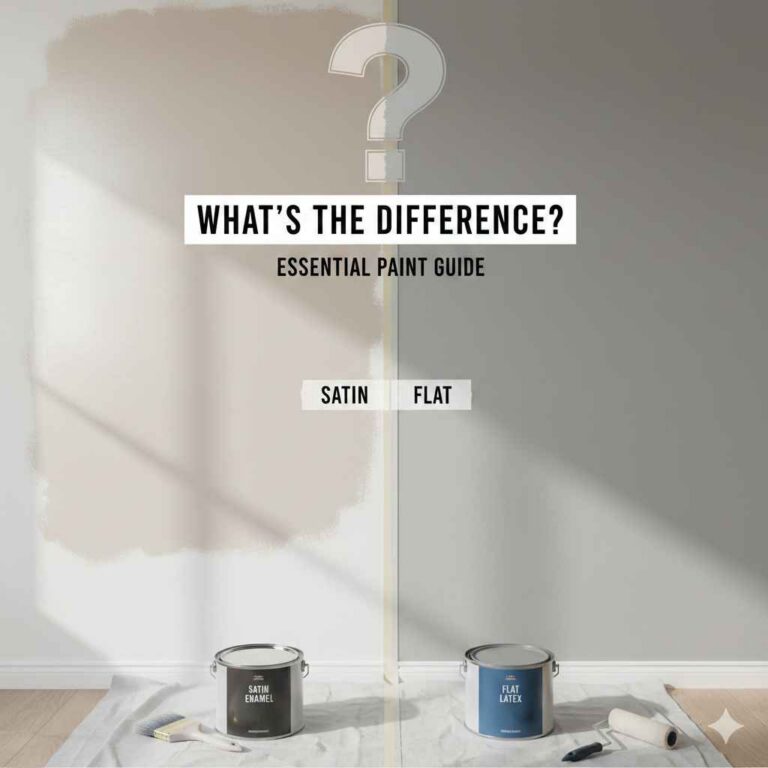 What's The Difference Between Satin And Flat Paint Essential