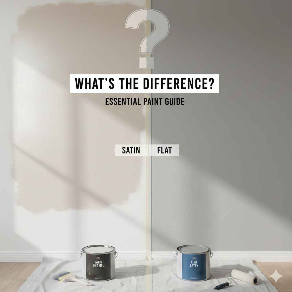 What's The Difference Between Satin And Flat Paint Essential