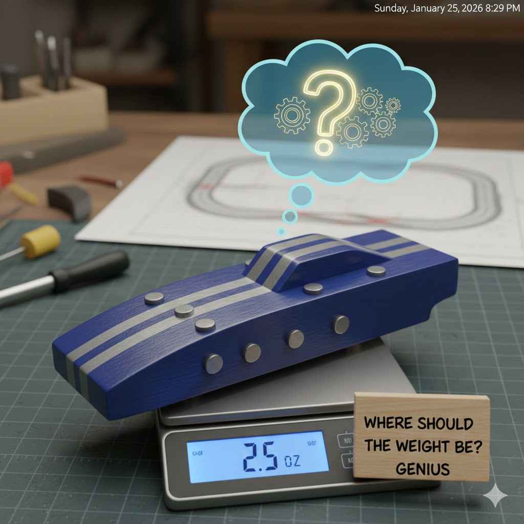 Where Should the Weight Be on a Pinewood Derby Car Genius