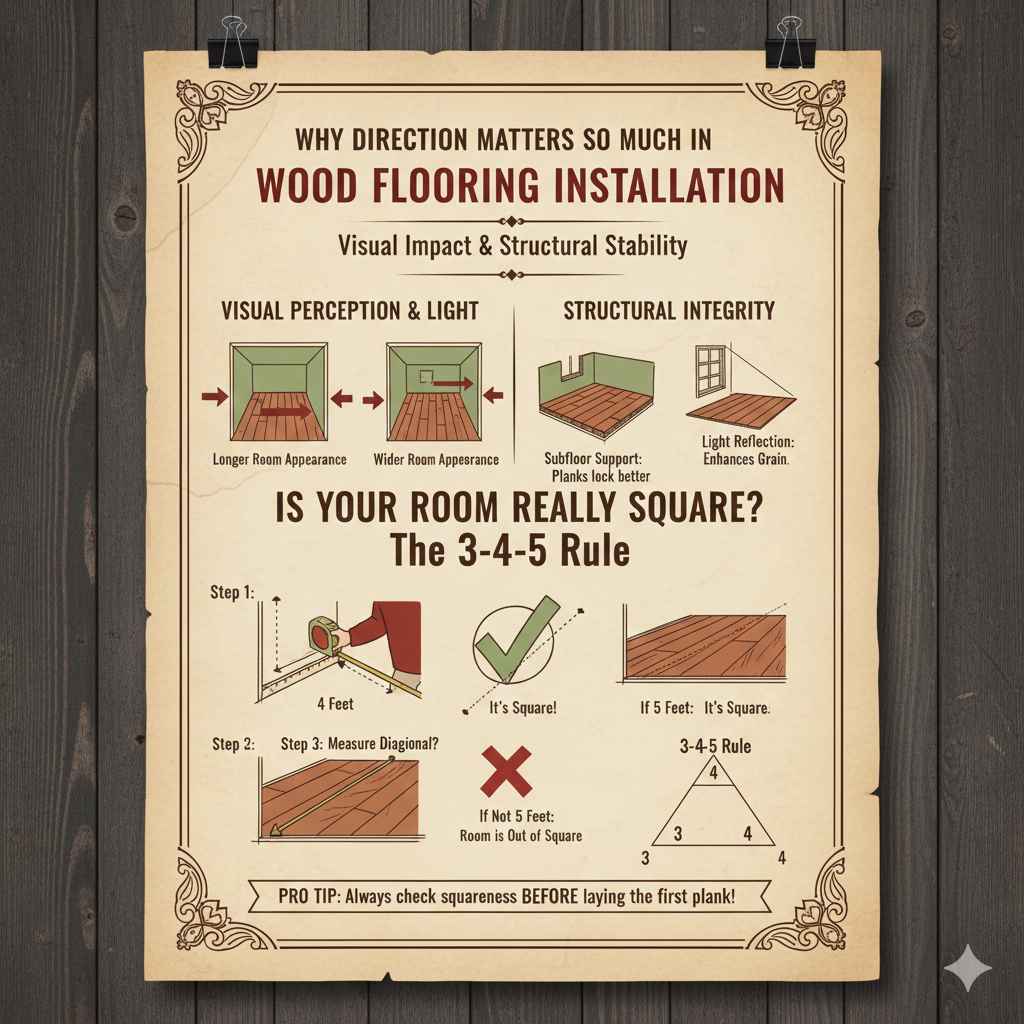 Why Direction Matters So Much in Wood Flooring Installation