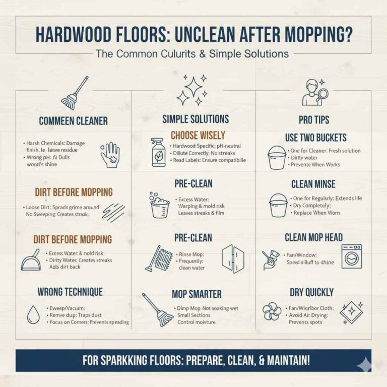 Why Are Hardwood Floors Still Dirty After Mopping?