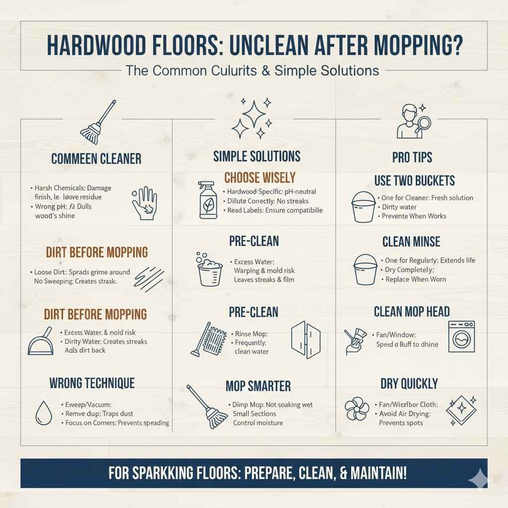 Why Hardwood Floors Remain Unclean