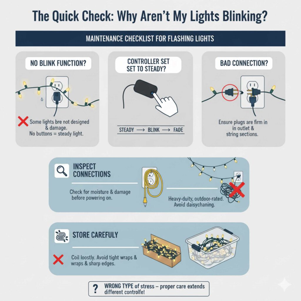 Why Aren't My Lights Blinking?