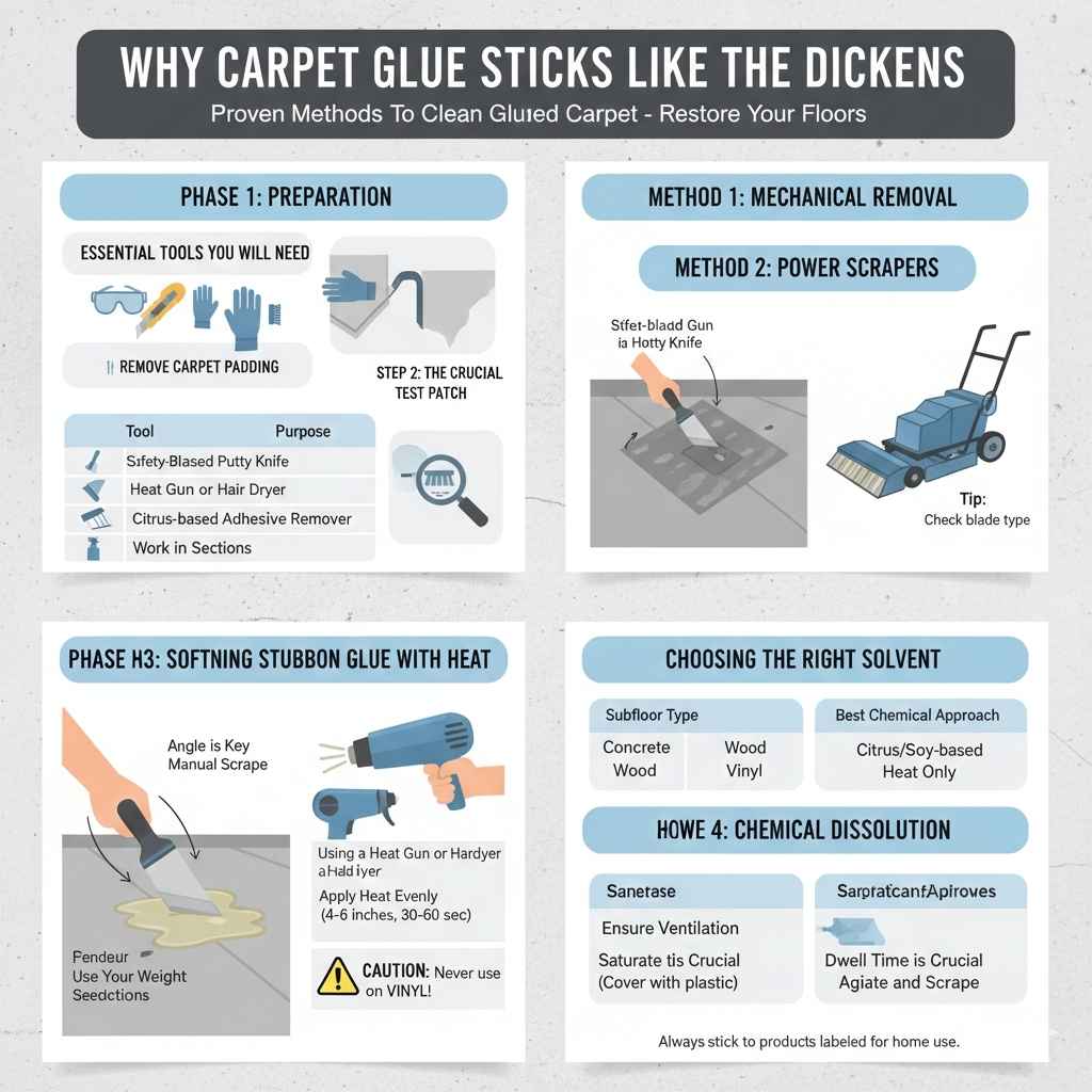 Why Carpet Glue Sticks Like the Dickens