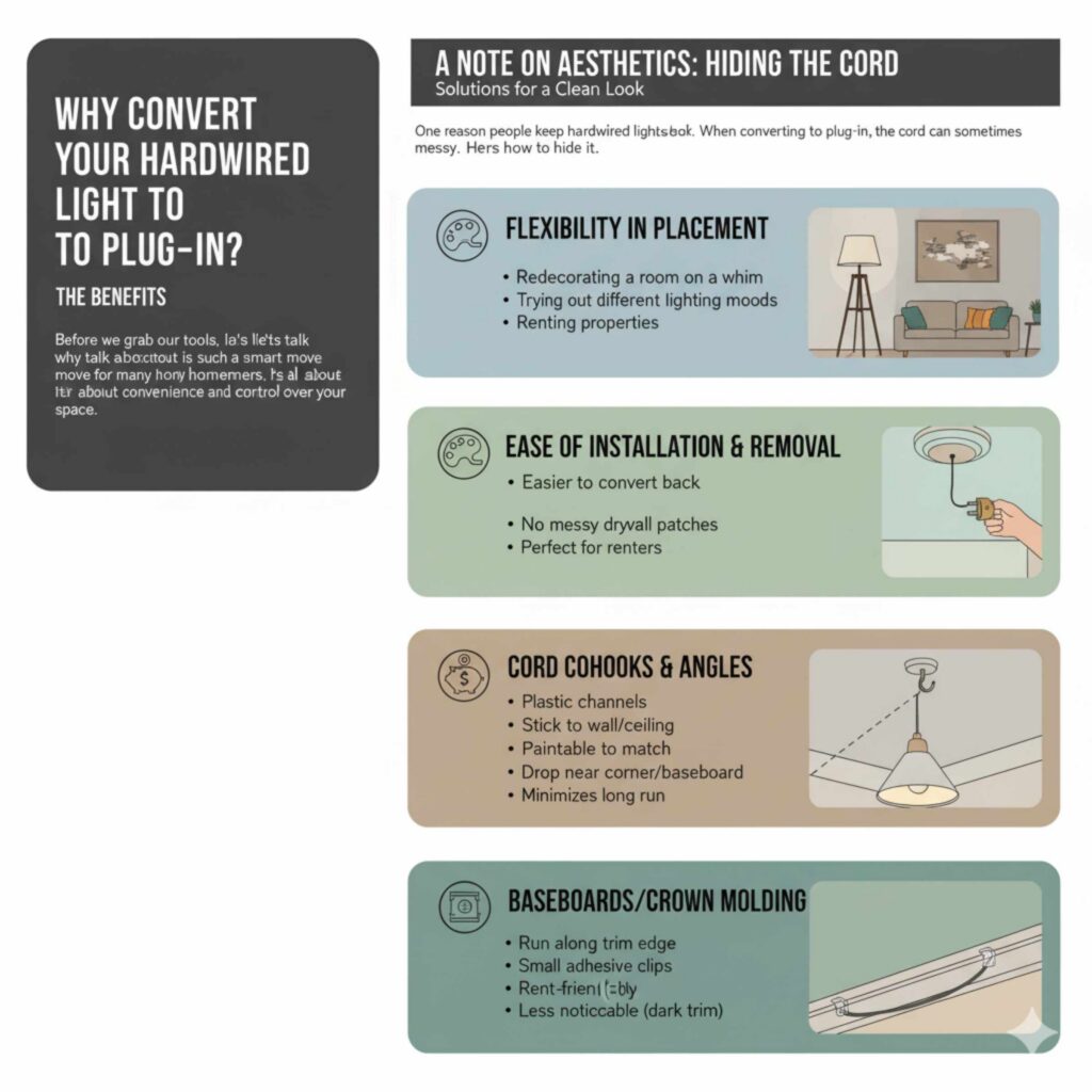 Why Convert Your Hardwired Light to Plug-In?