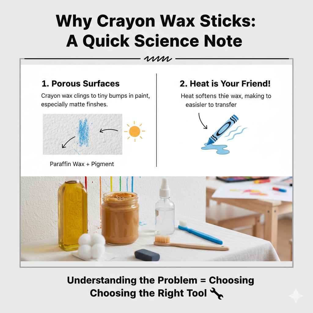 Why Crayon Wax Sticks