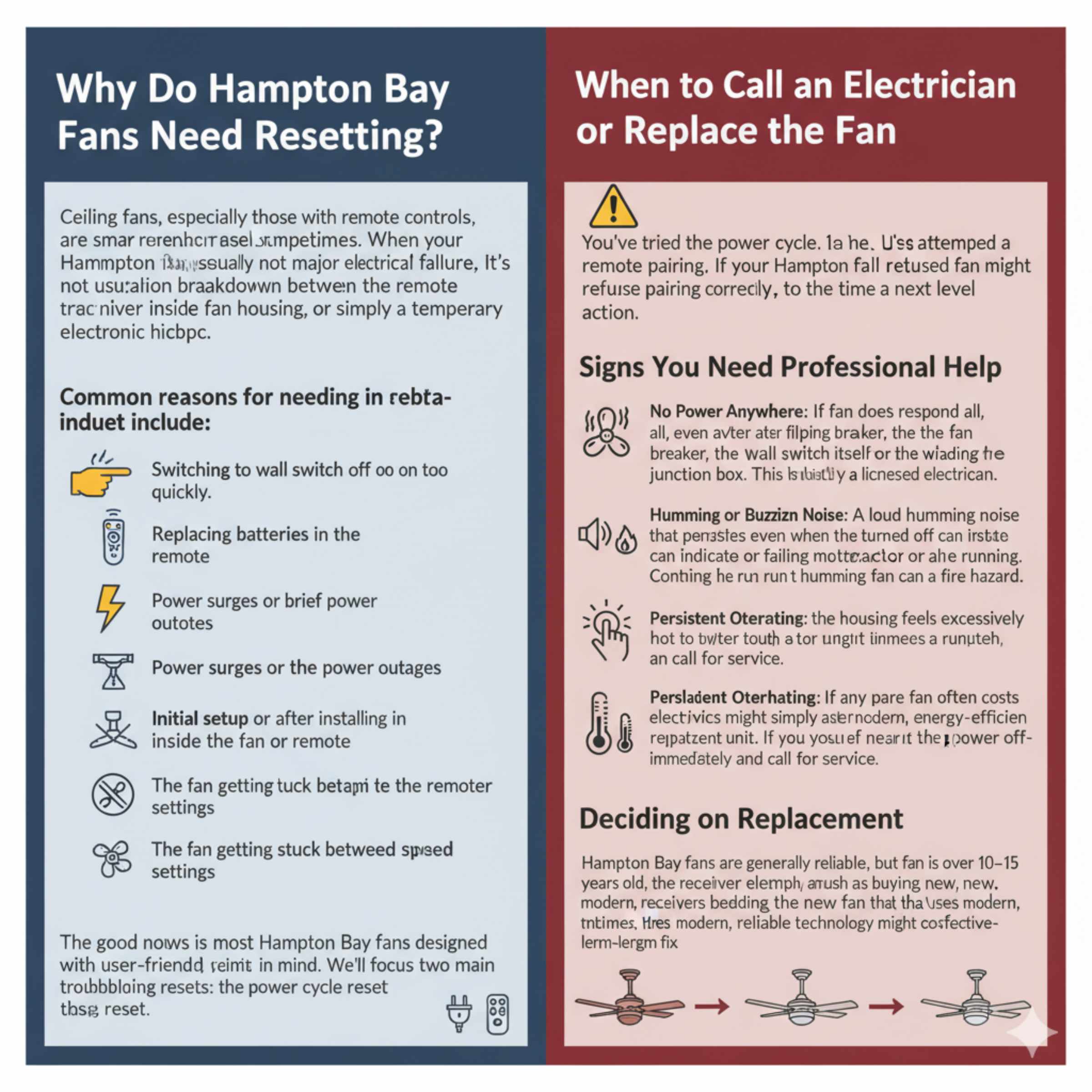 Why Do Hampton Bay Fans Need Resetting?