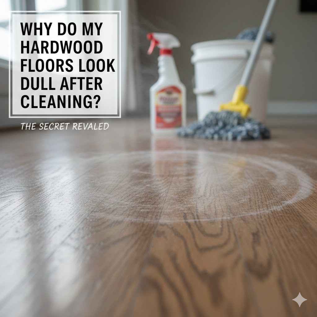 Why Do My Hardwood Floors Look Dull After Cleaning