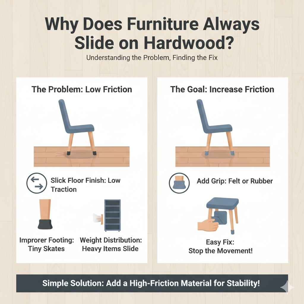 Why Does Furniture Always Slide on Hardwood?