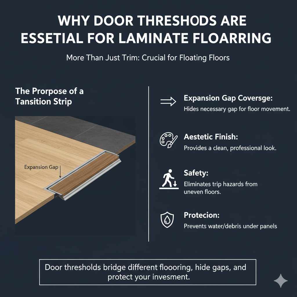 Why Door Thresholds Are Essential for Laminate Flooring