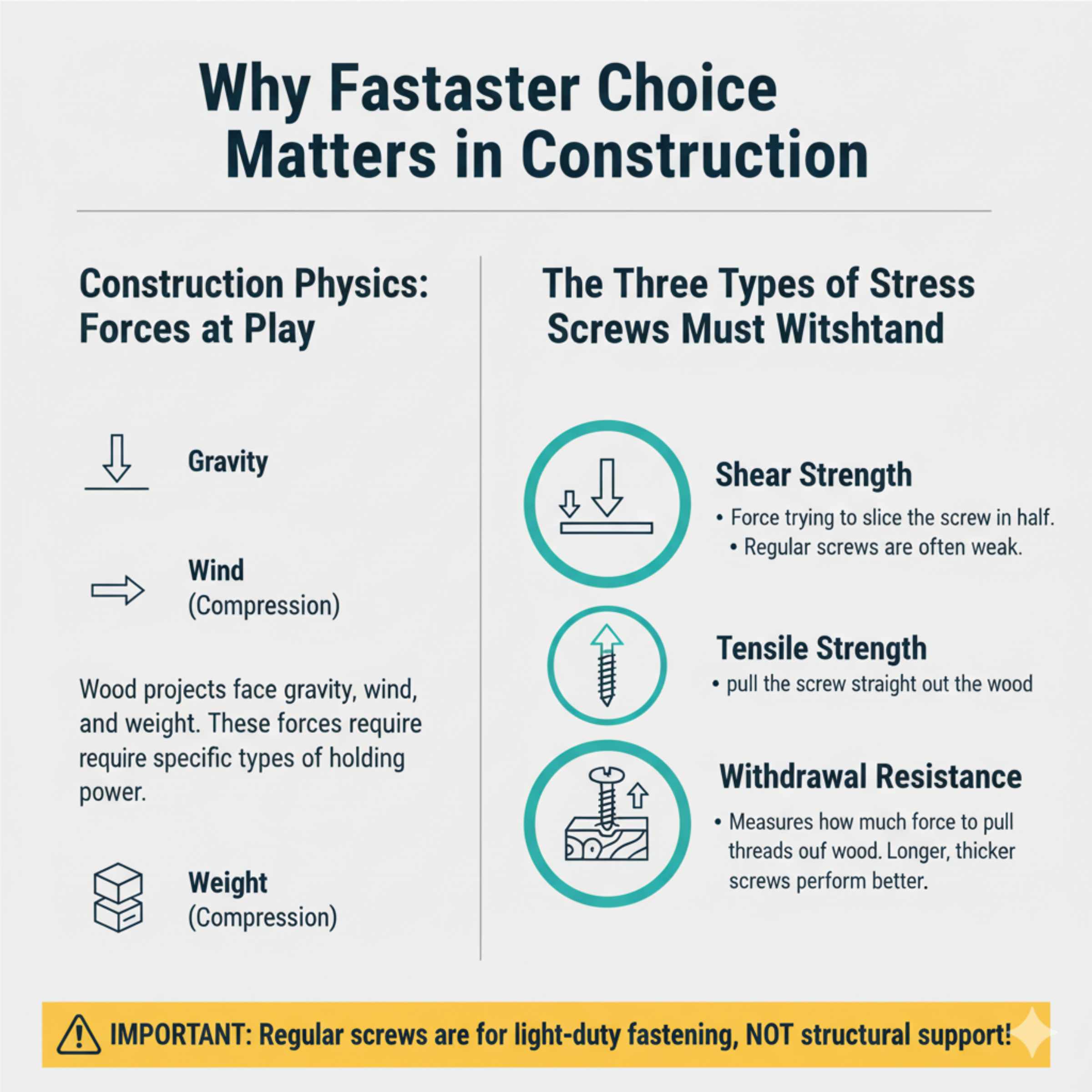 Why Fastener Choice Matters in Construction