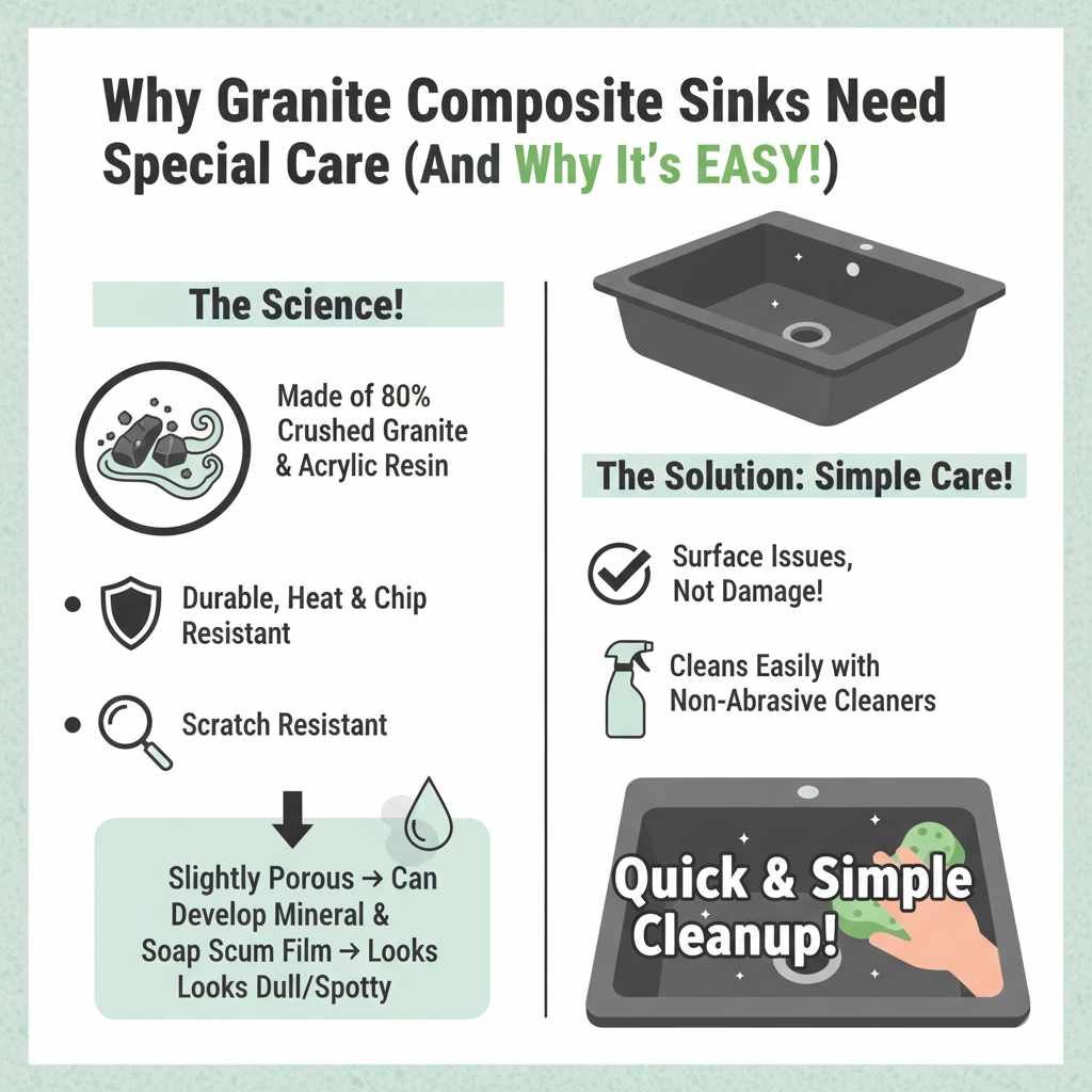 Why Granite Composite Sinks Need Special Care