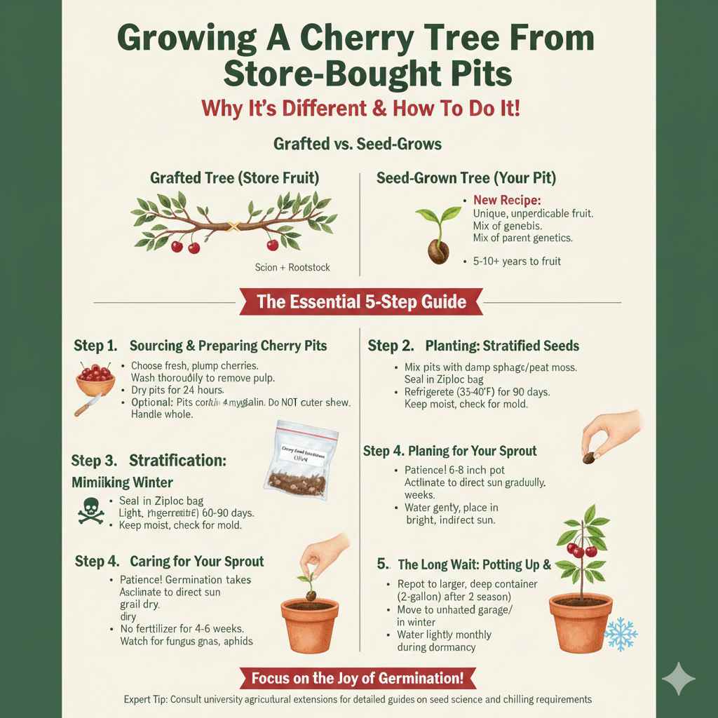 Why Growing From Store-Bought Pits Is Different