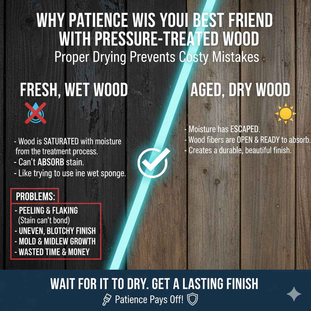 Why Patience is Your Best Friend with Pressure-Treated Wood