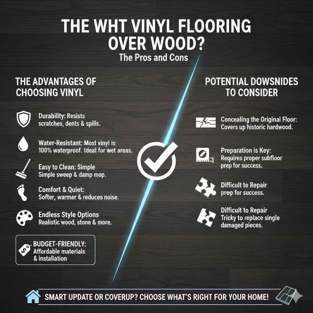 Why Put Vinyl Flooring Over Wood