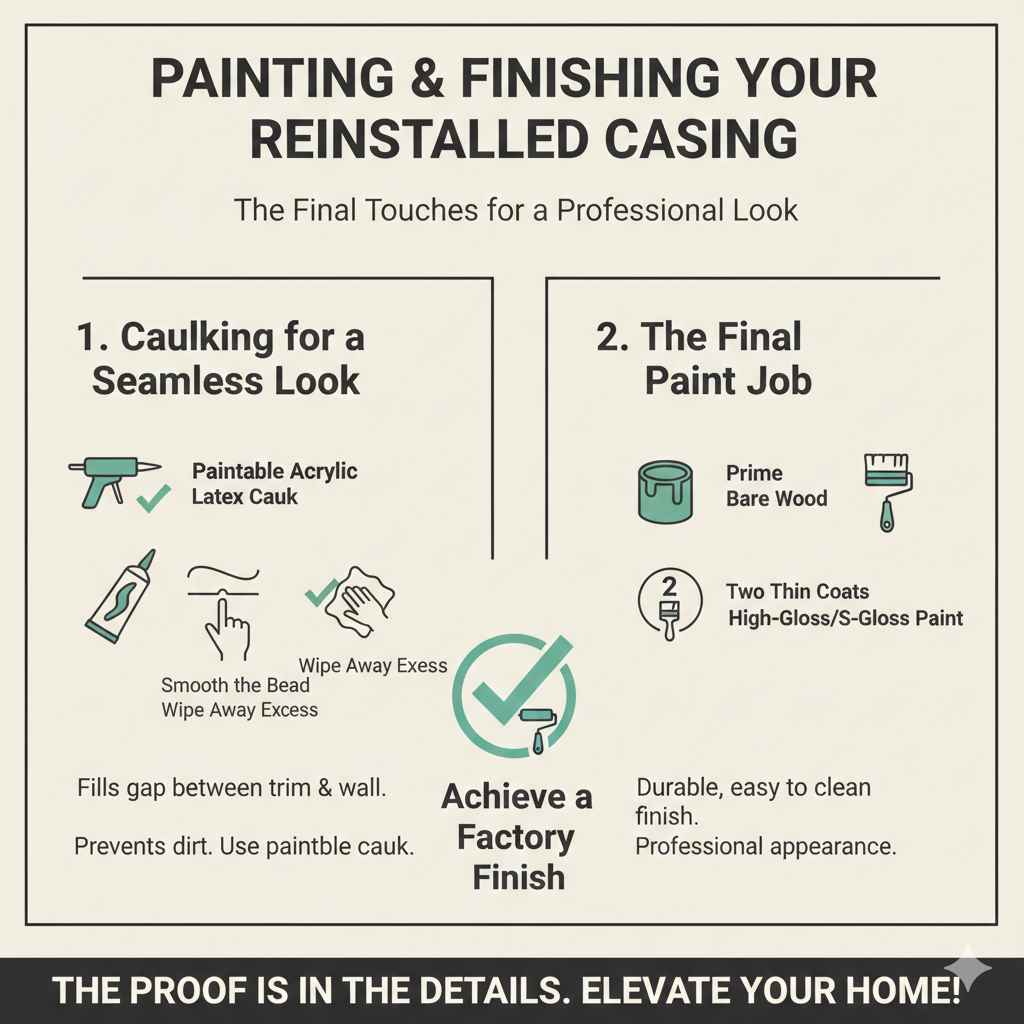 Painting and Finishing Your Reinstalled Casing