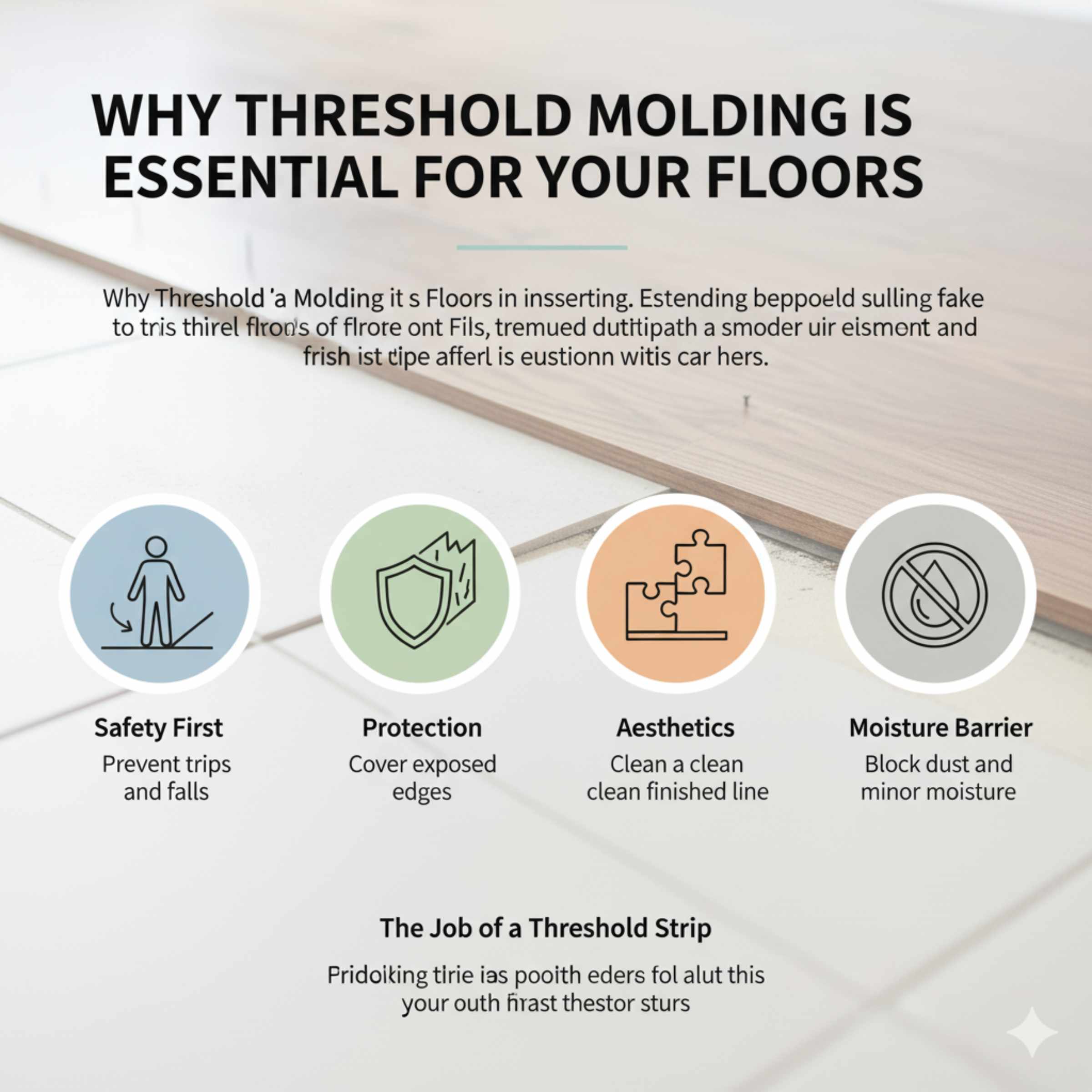 Why Threshold Molding is Essential for Your Floors
