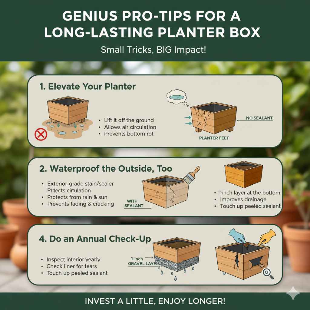 Genius Pro-Tips for a Long-Lasting Planter Box