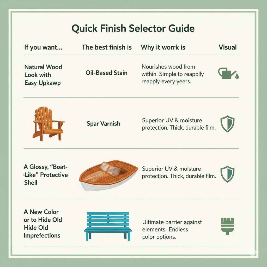 Quick Finish Selector Guide