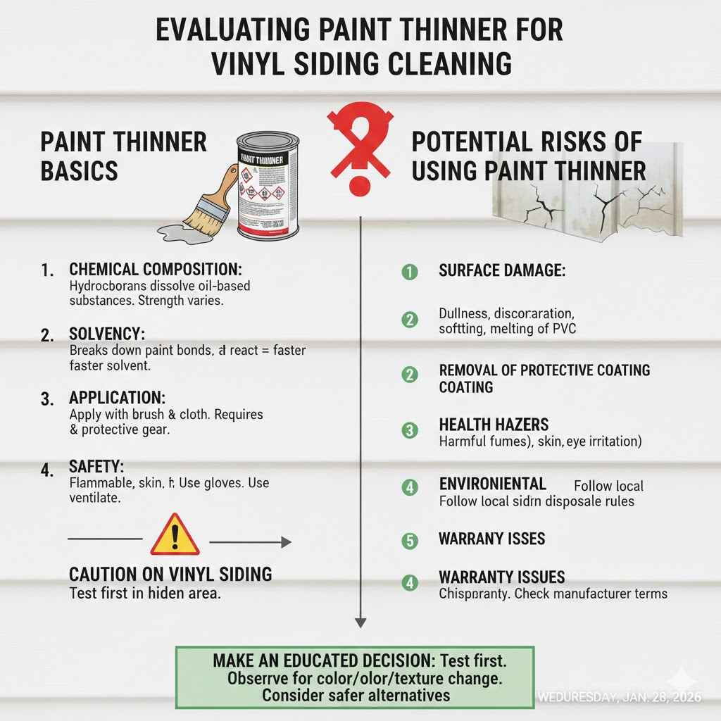 Evaluating Paint Thinner for Vinyl Siding Cleaning