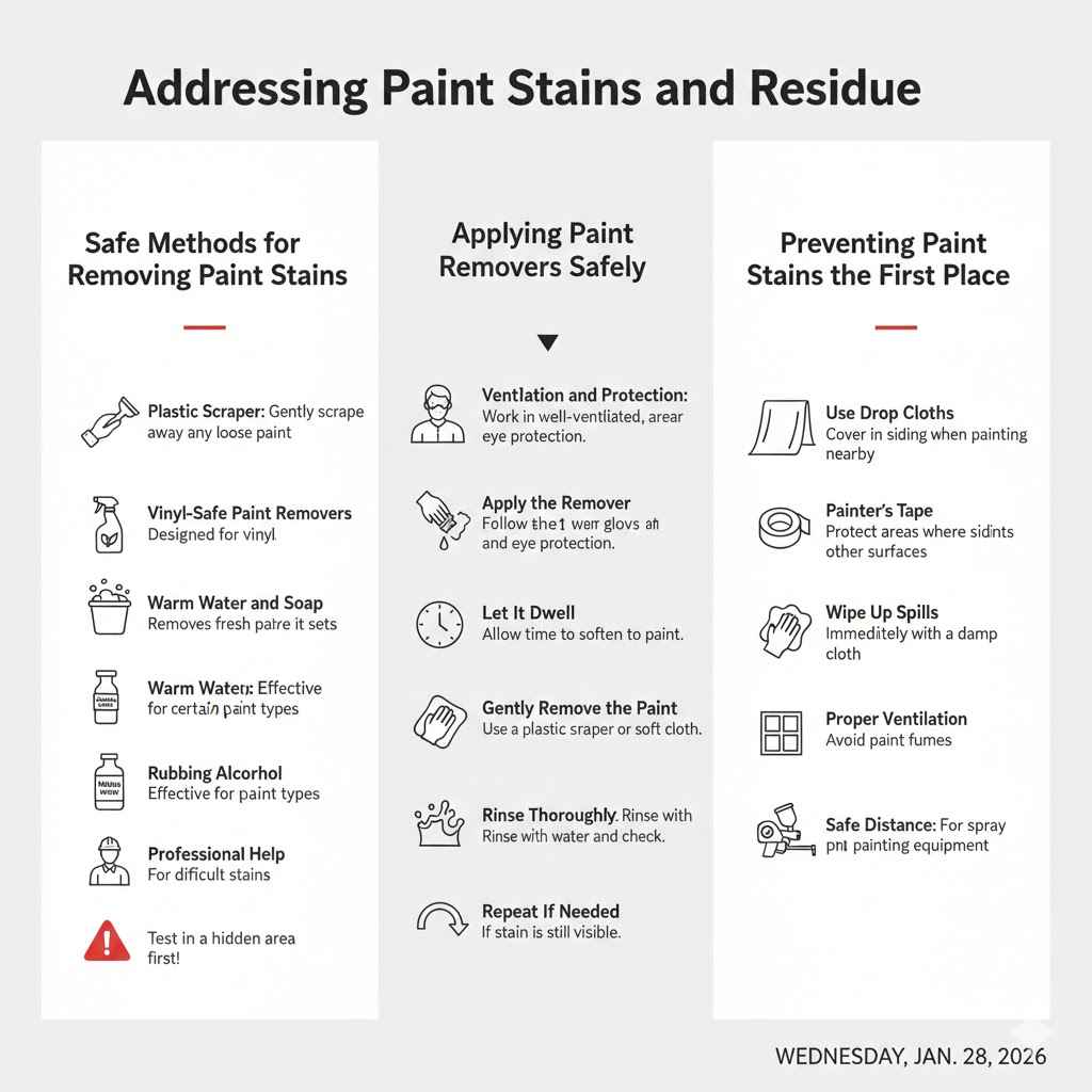 Addressing Paint Stains and Residue
