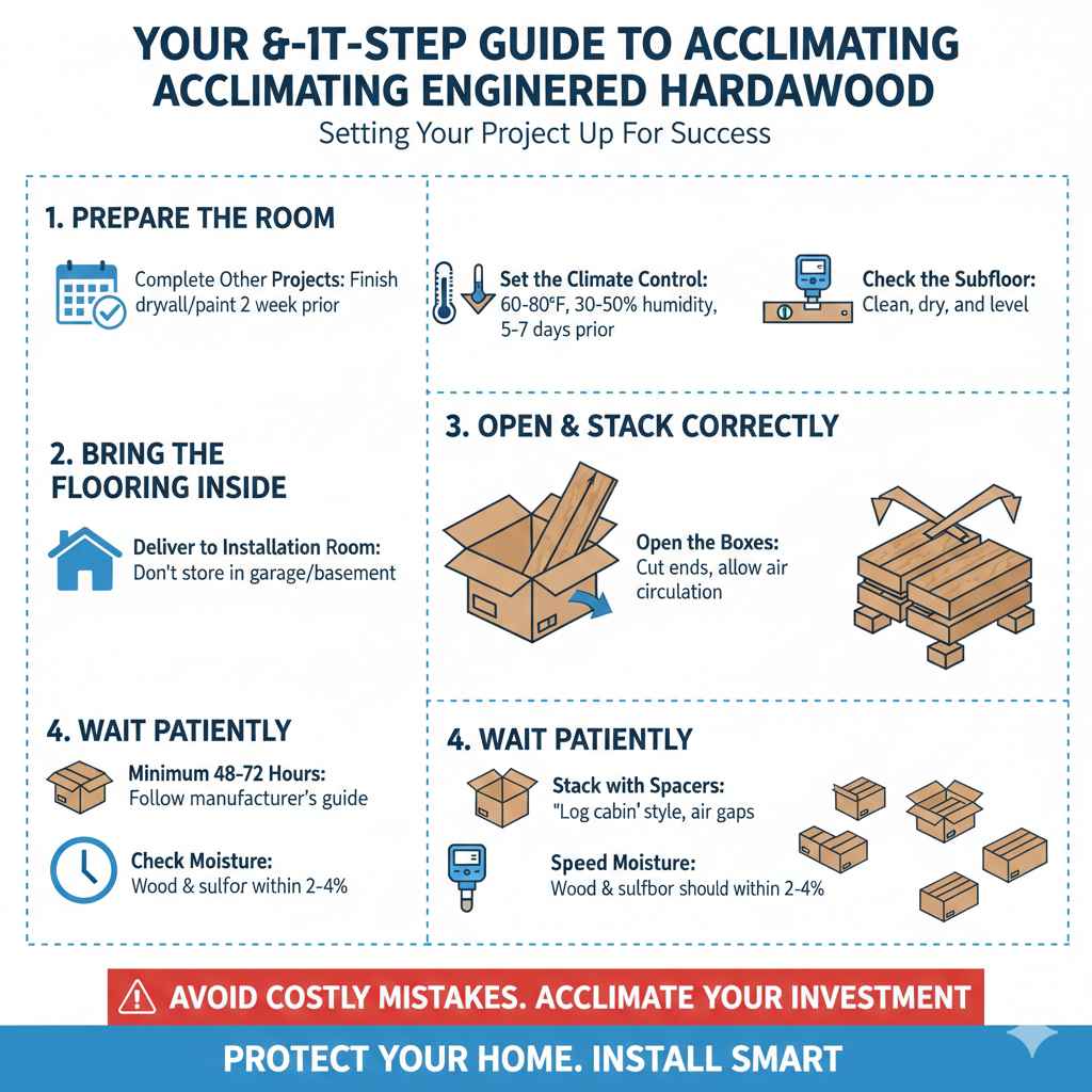 Your Step-by-Step Guide to Acclimating Engineered Hardwood