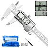 Digital caliper for measuring door knob backset and diameter precisely