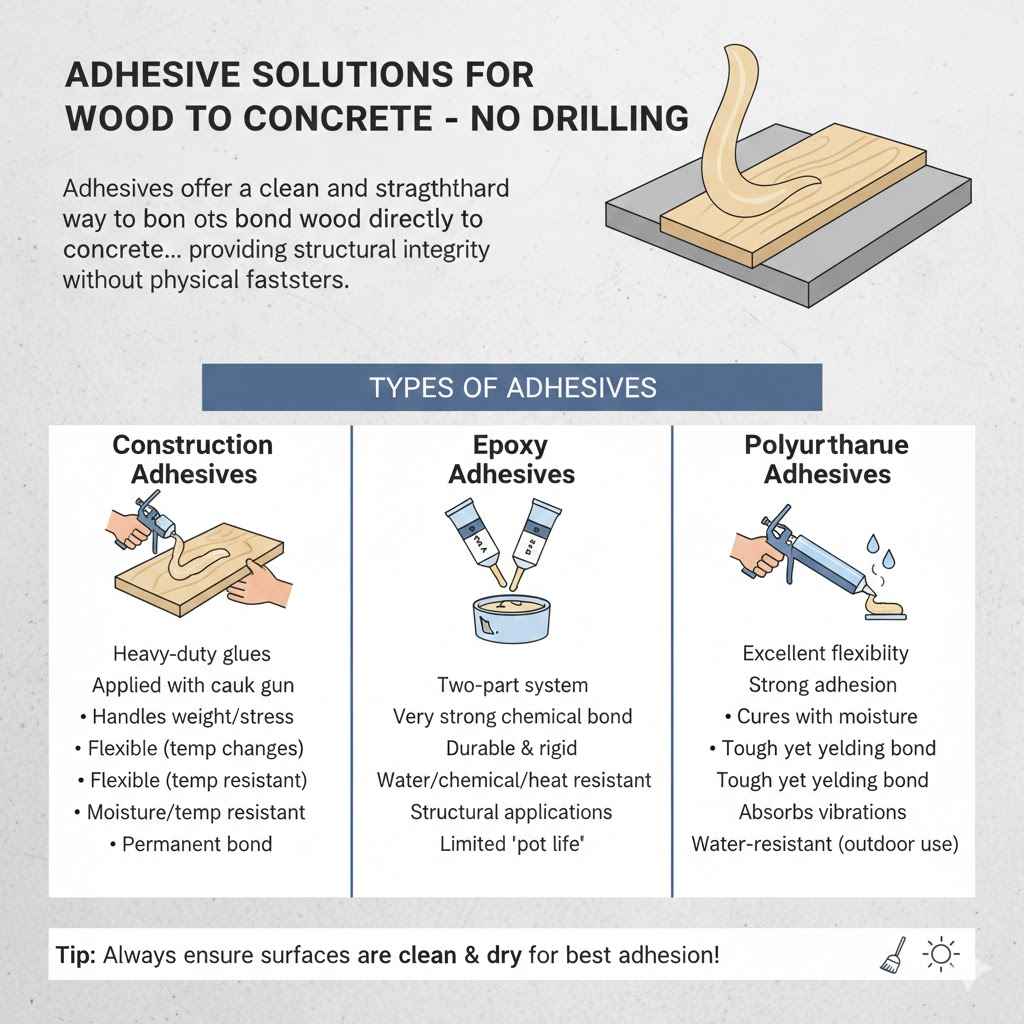 Adhesive Solutions for Wood to Concrete