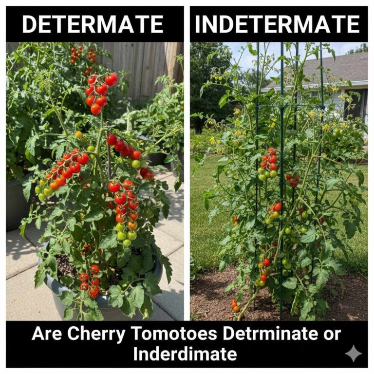 Are Cherry Tomatoes Determinate or Indeterminate