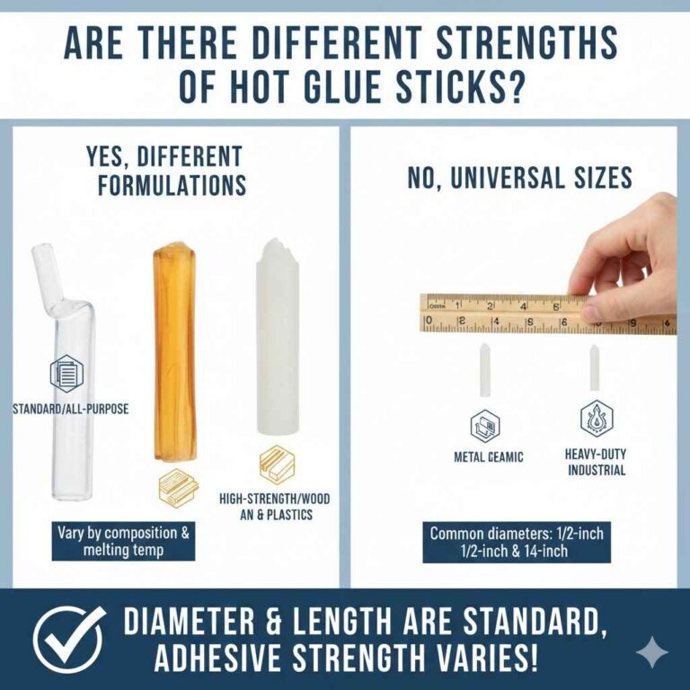 Are There Different Strengths of Hot Glue Sticks