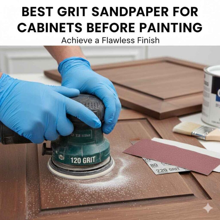 Best Grit Sandpaper for Cabinets Before Painting