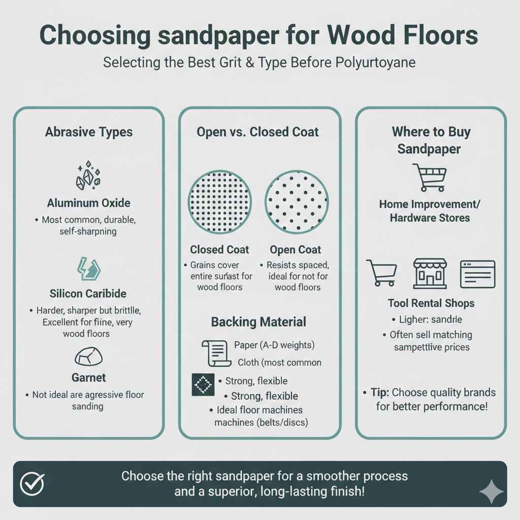 Choosing Sandpaper for the Best Grit Sandpaper for Wood Floors Before Polyurethane
