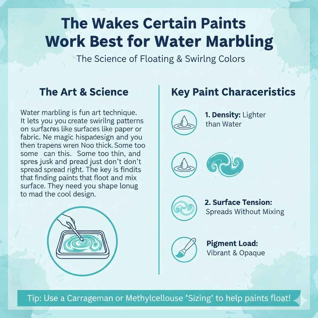 What Makes Certain Paints Work Best for Water Marbling