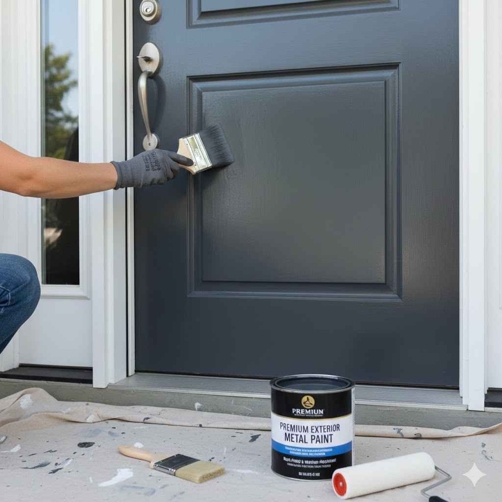 Best Paint for an Exterior Metal Door