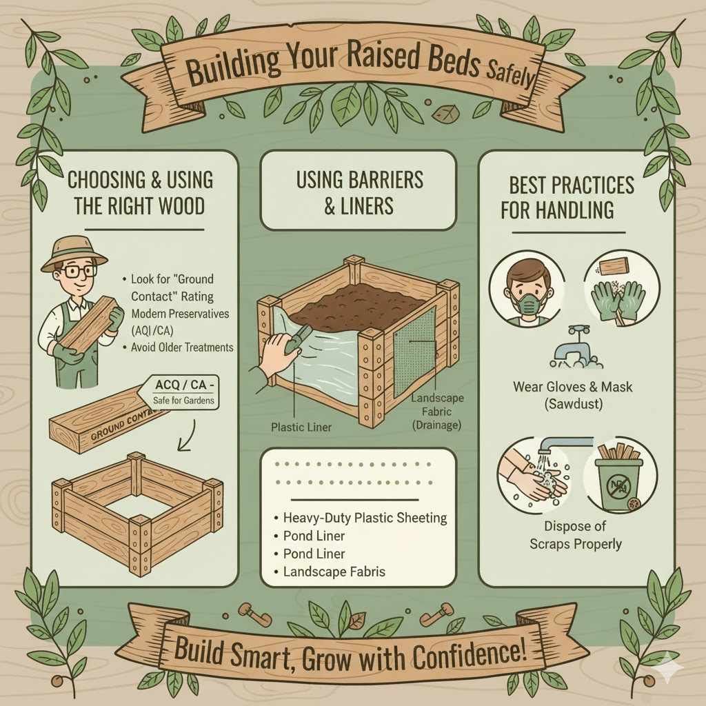 Building Your Raised Beds Safely
