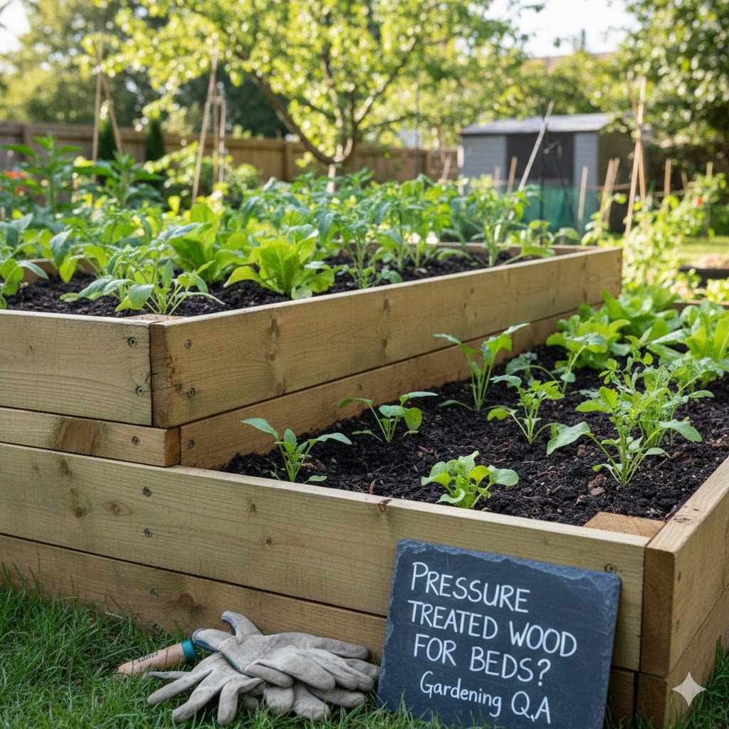 Can I Use Pressure Treated Wood for Raised Beds?