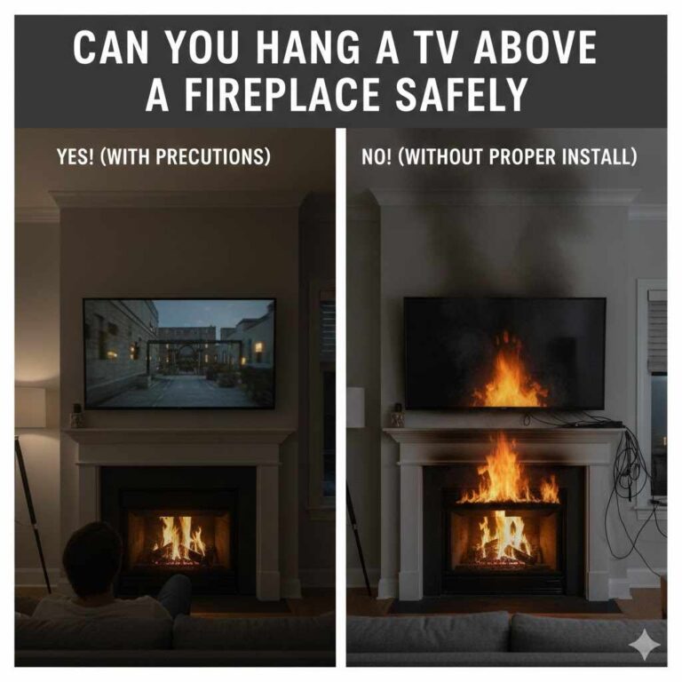 Can You Hang a TV Above a Fireplace Safely