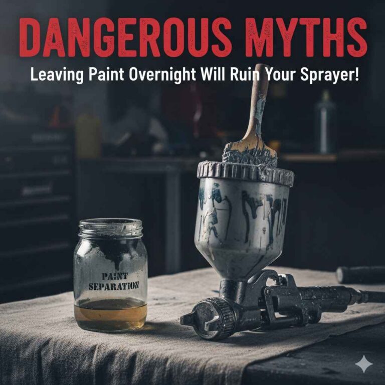 Can You Leave Paint in a Paint Sprayer Overnight