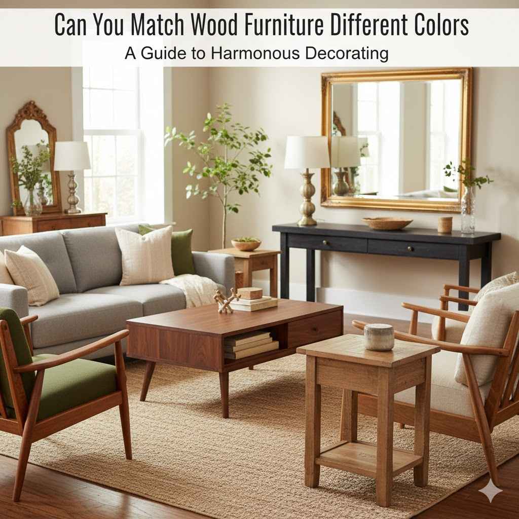Can You Match Wood Furniture Different Colors