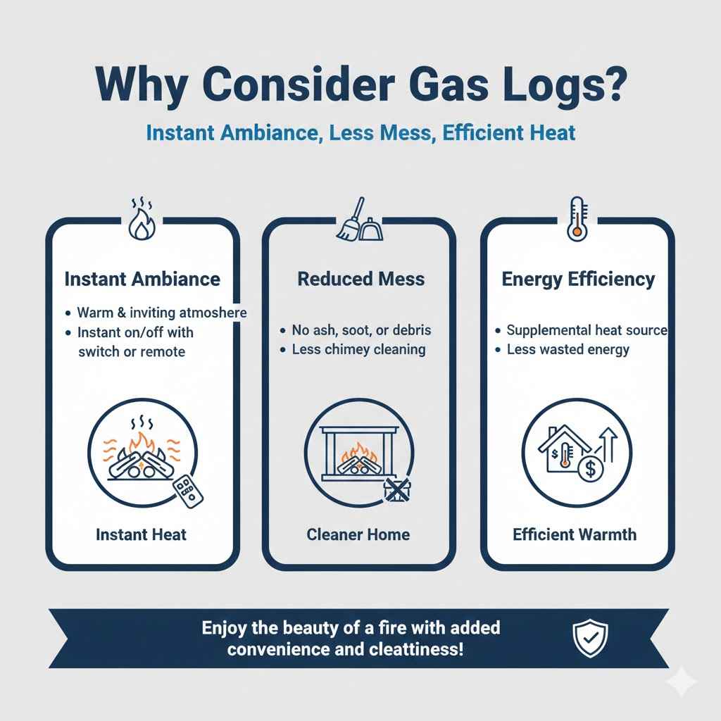 Why Consider Gas Logs
