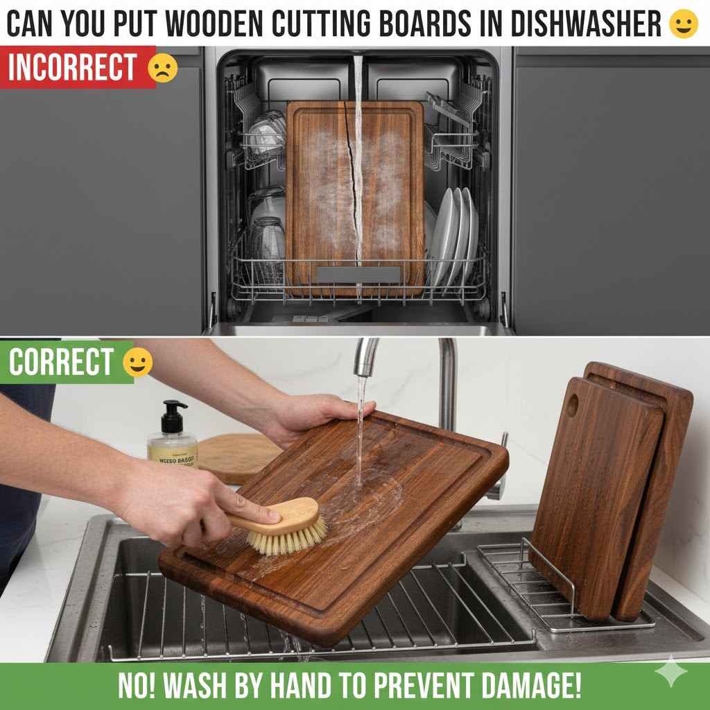 Can You Put Wooden Cutting Boards in Dishwasher