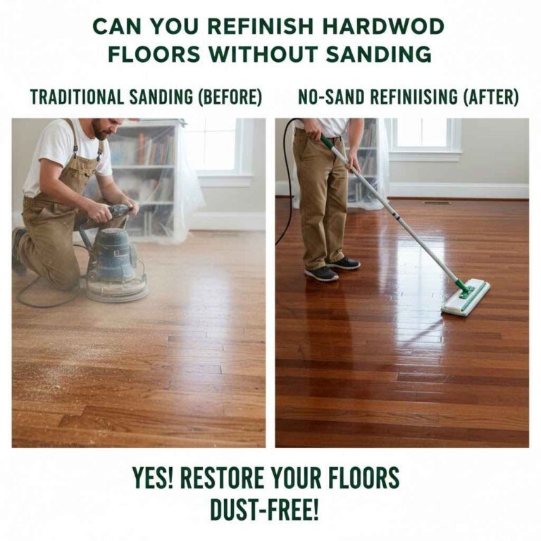 Can You Refinish Hardwood Floors Without Sanding