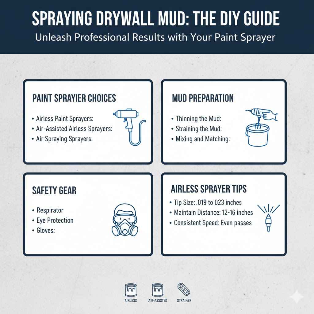 What You Need Before Spraying Drywall Mud