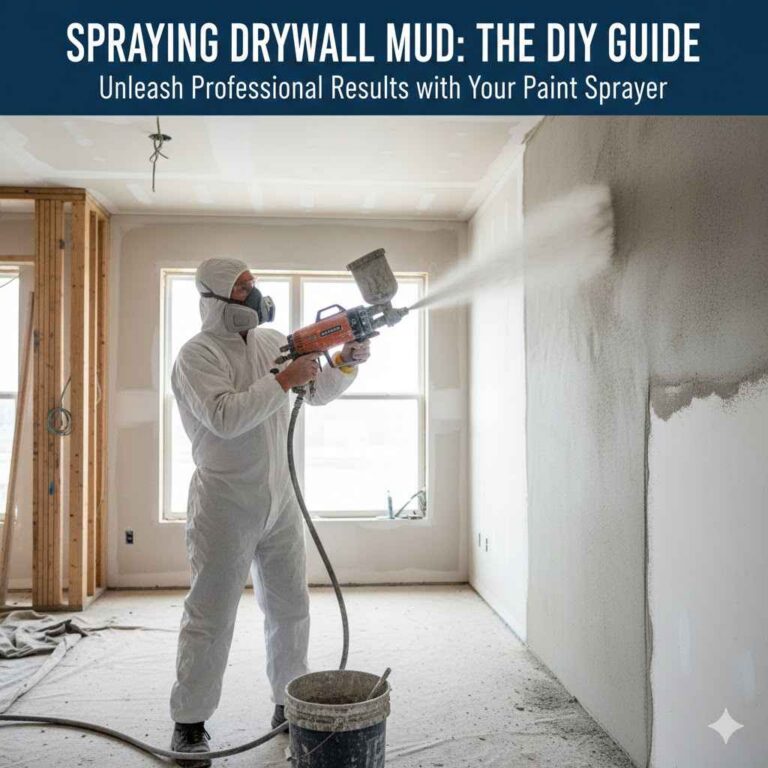 Can You Spray Drywall Mud Through a Paint Sprayer