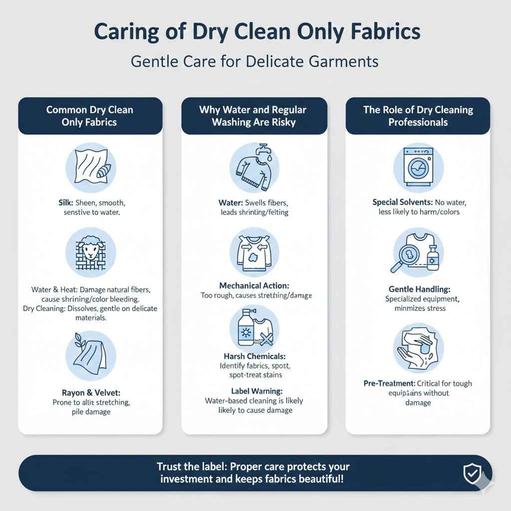 Caring for Dry Clean Only Fabrics